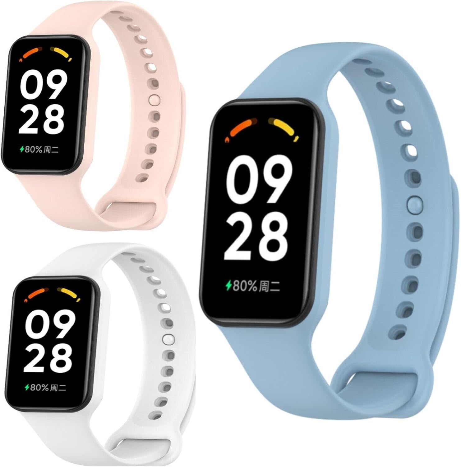 Imagen de Panda Bobo silicone sport watch strap for Xiaomi Smart Band 8 Active / Redmi Band 2 en OfertitasTOP