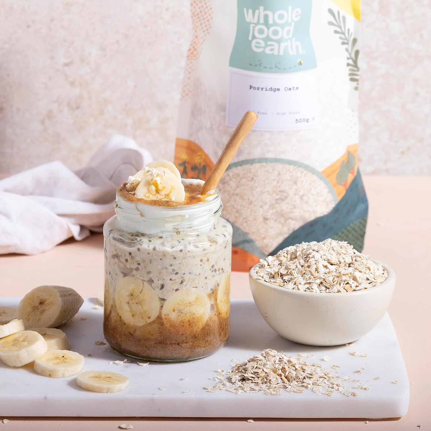 Detalle 2 de Wholefood Earth Bio-Haferbrei 3 kg 🥣