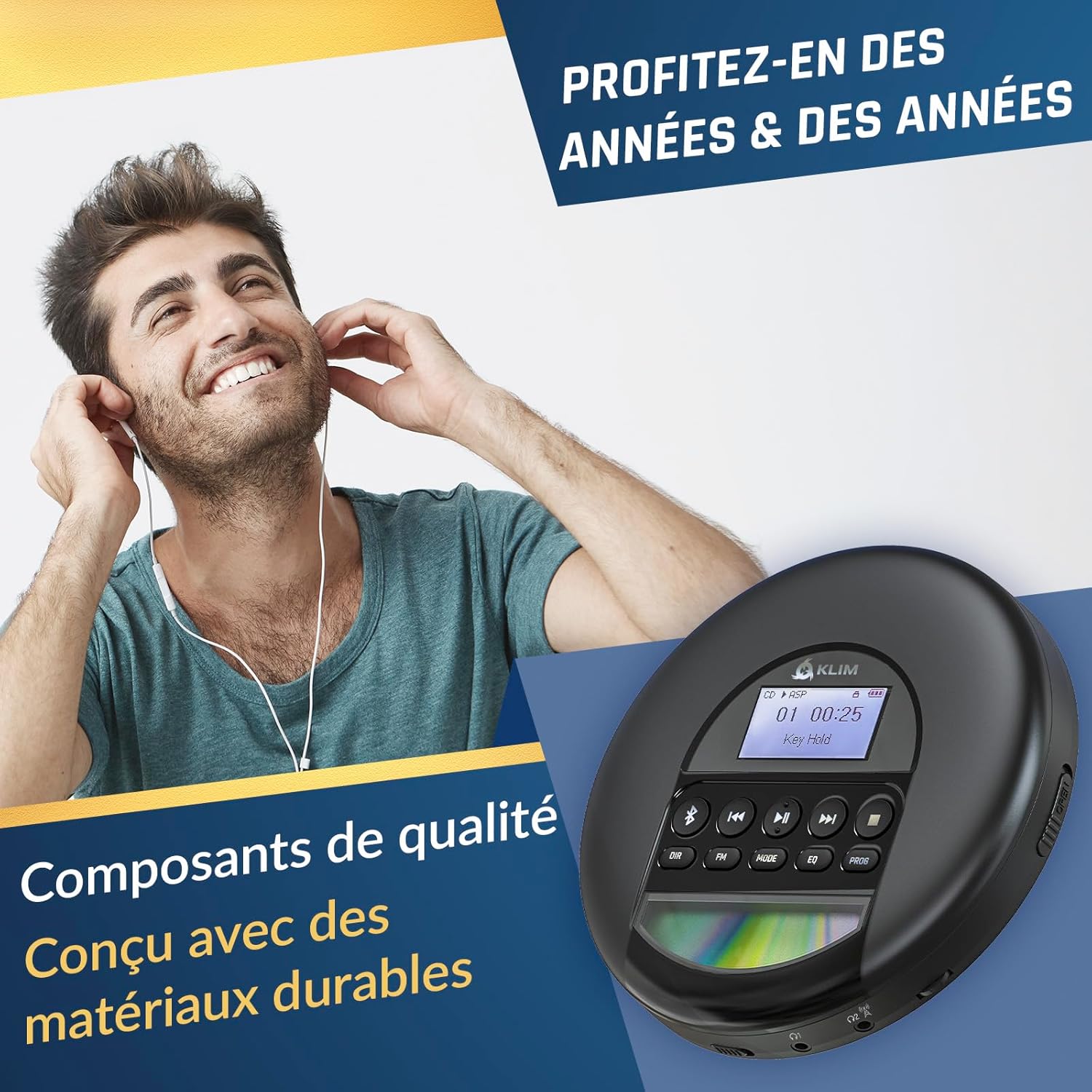 Thumbnail 5 de KLIM Nomad Lecteur CD portable 📀