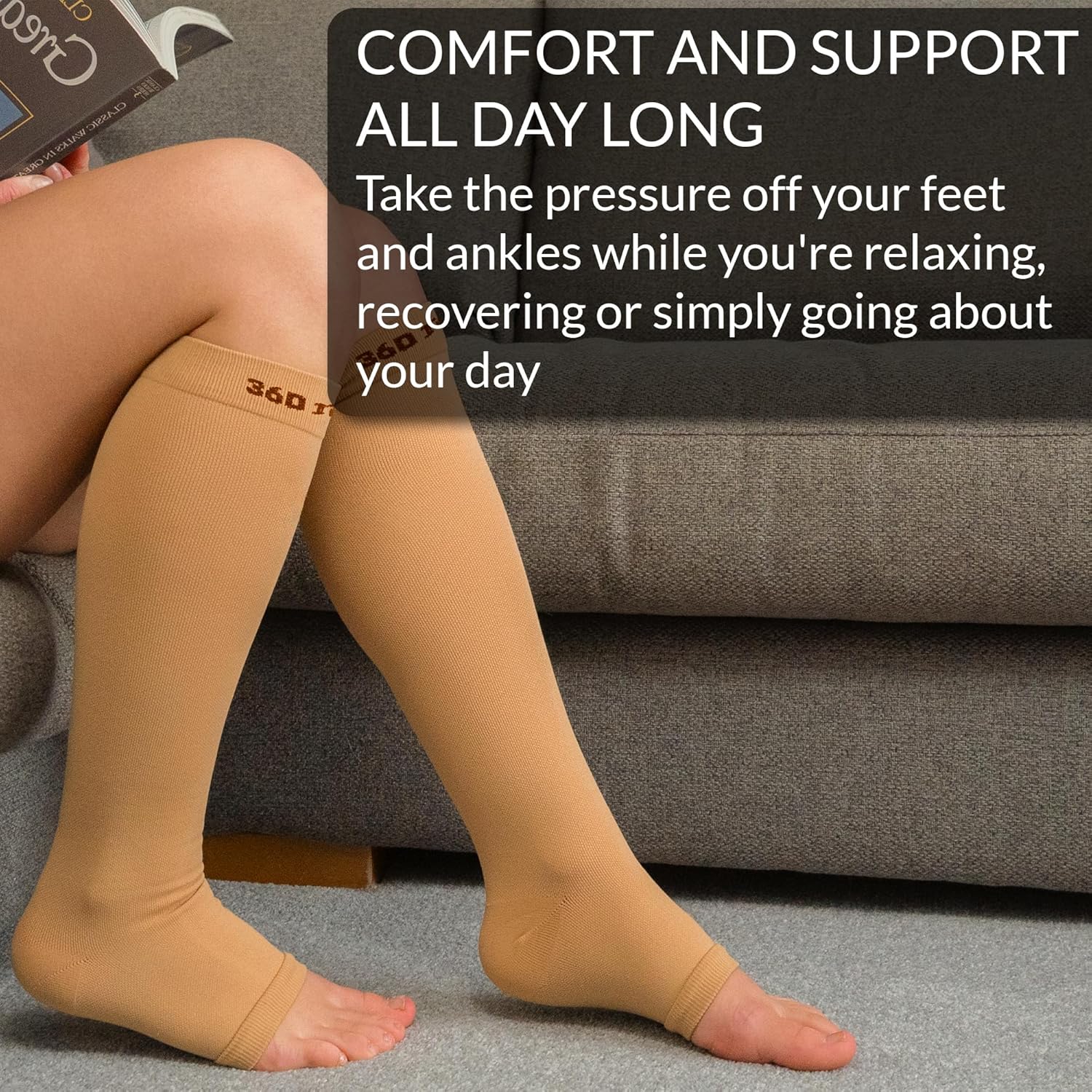 Thumbnail 1 de 360 Relief compression socks 15–20 mmHg