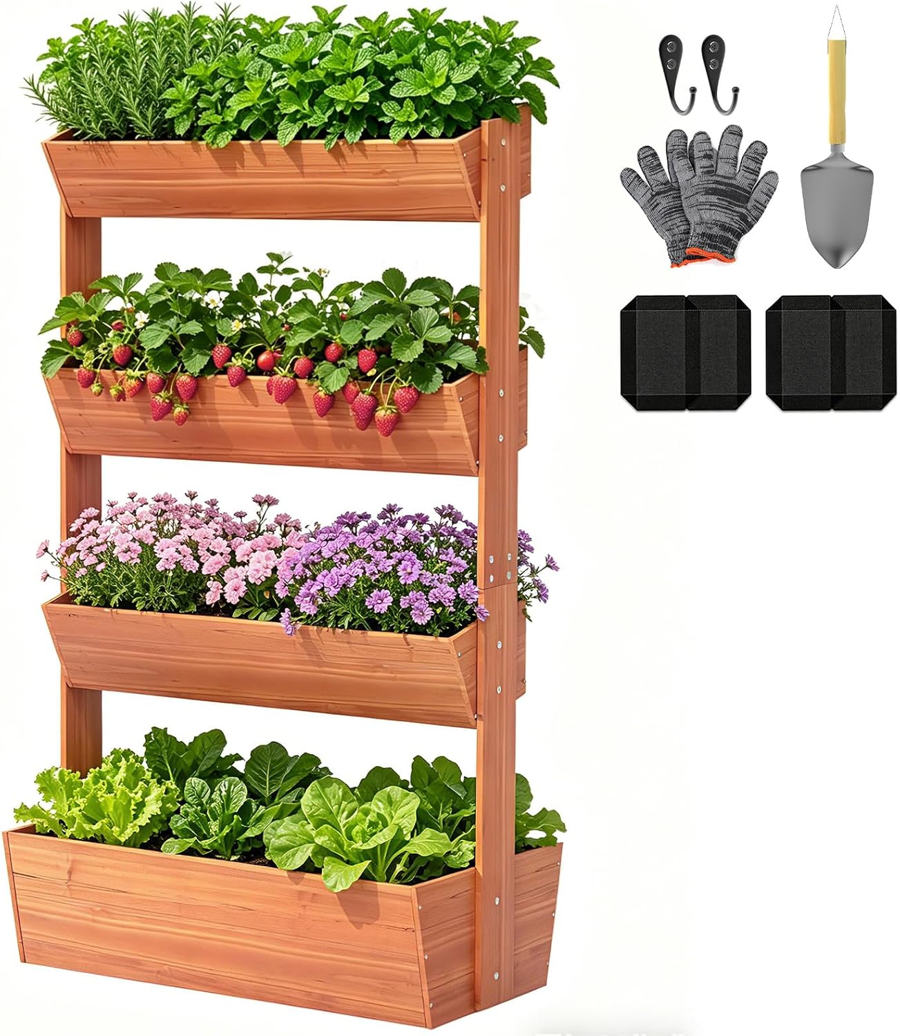 Detalle de Suteck 4-Tier Raised Garden Bed