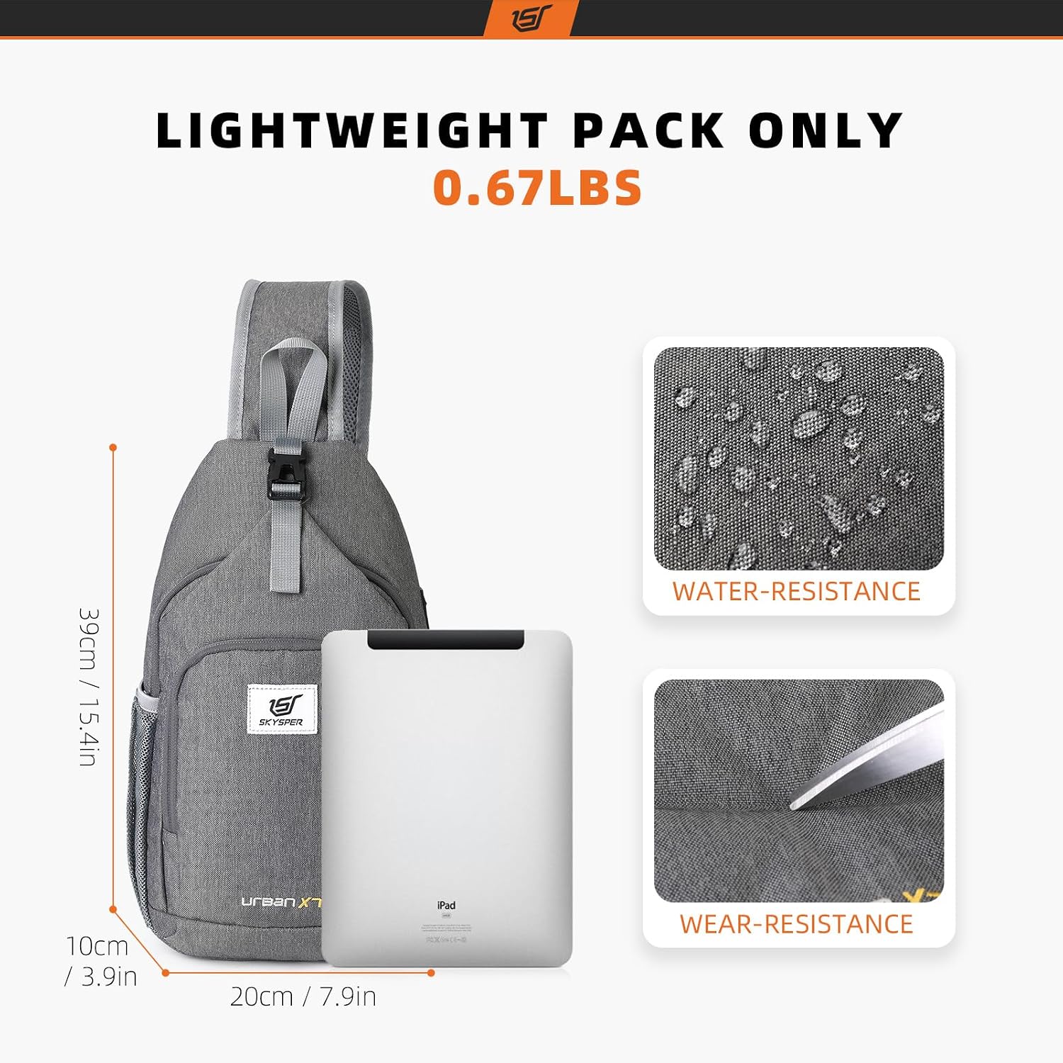Thumbnail 4 de SKYSPER Sling Bag RFID crossbody daypack