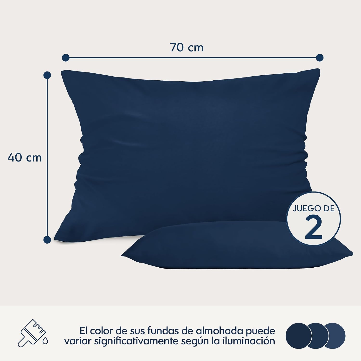 Detalle 2 de Dreamzie Fundas de Almohada (Juego de 2) - Suavidad Incomparable 💤