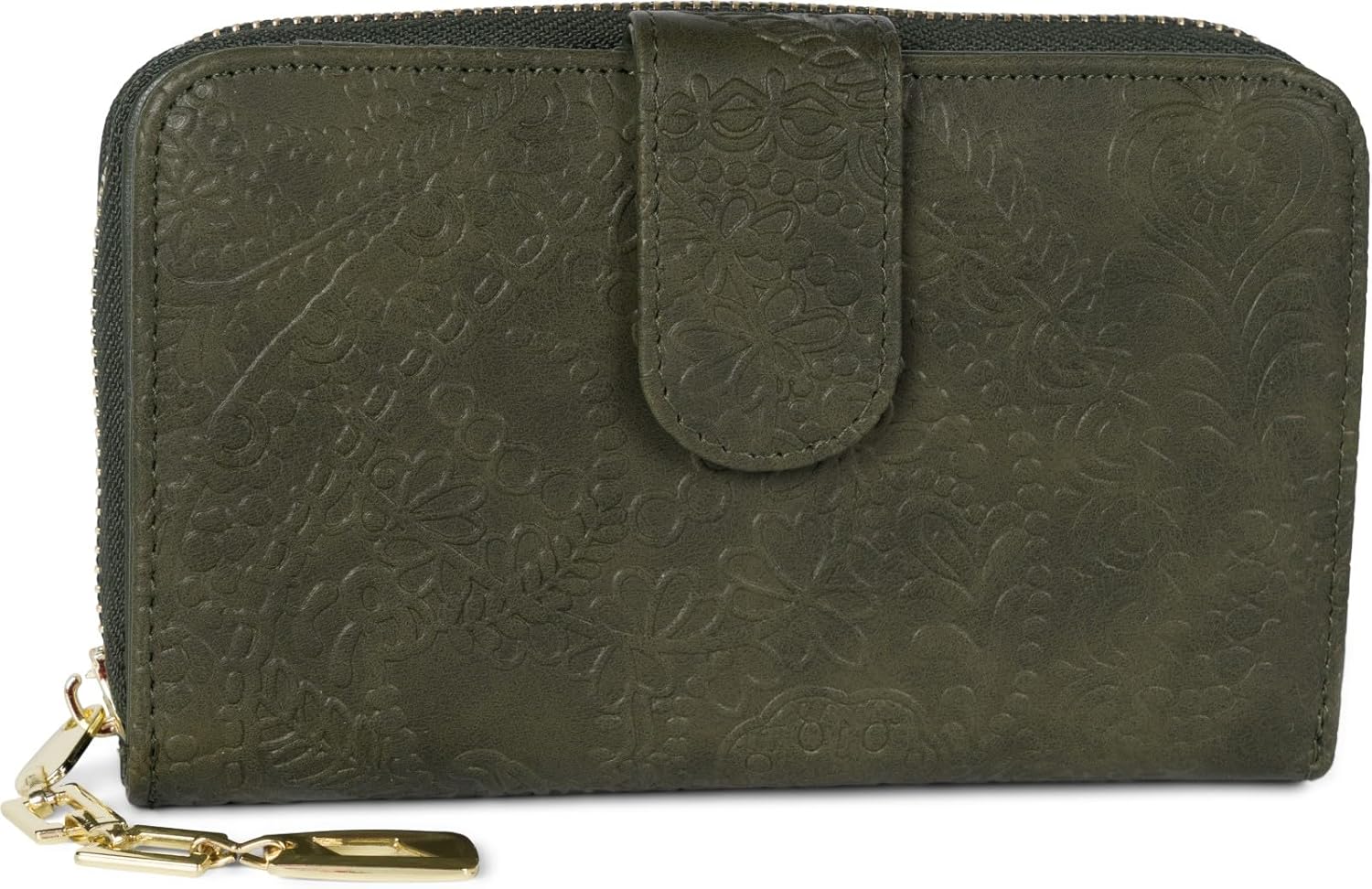 Detalle de styleBREAKER Primavera/Estate 23 Moderno, Taglia Unica — Portafoglio compatto con stampa paisley e protezione RFID