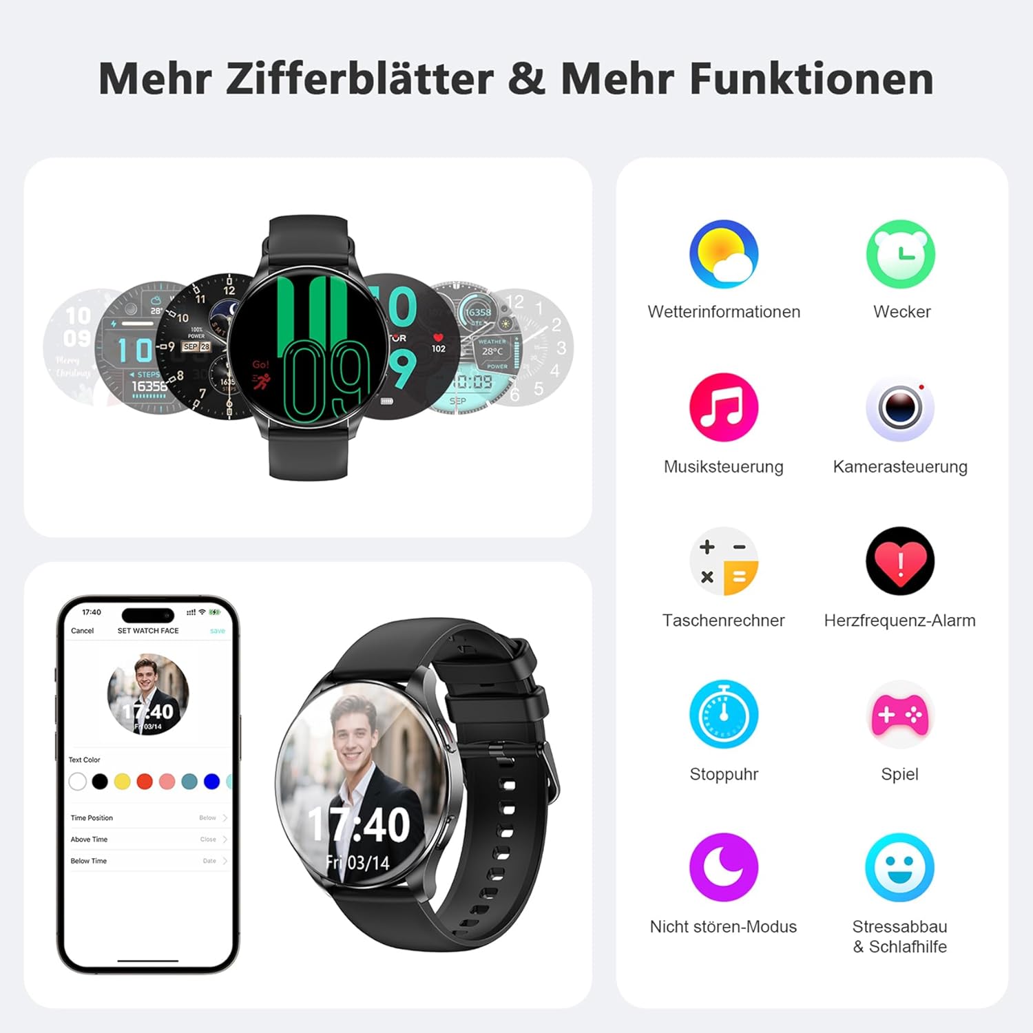 Thumbnail 5 de Blackview Smartwatch – AMOLED Display
