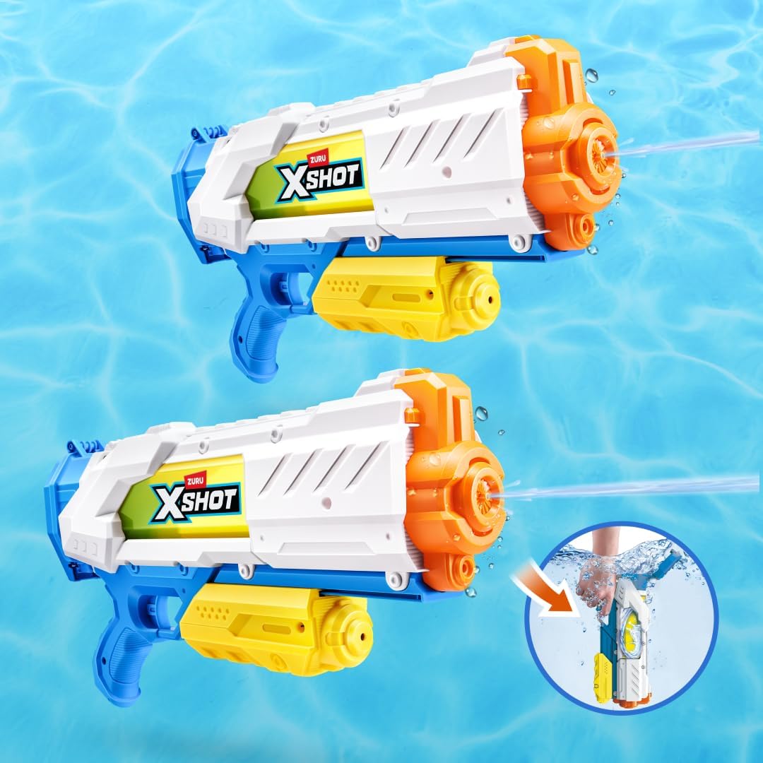 Thumbnail 1 de XSHOT ZURU Fast-Fill Water Blaster Twin Pack