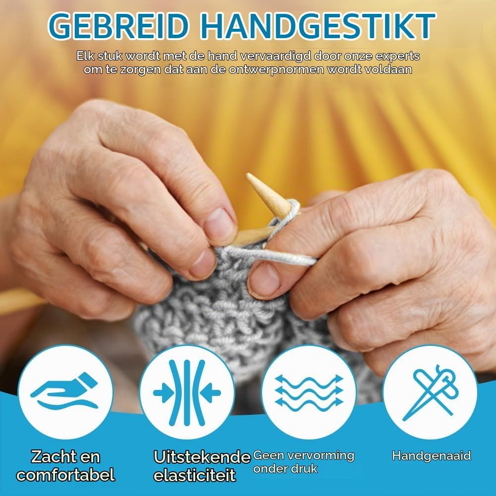 Thumbnail 1 de Vicloon gebreide pop met positieve kaart, handgemaakt en zacht