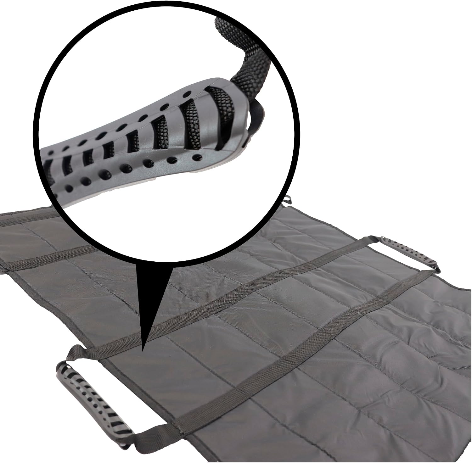 Detalle 2 de PEPE Mobility – arkusz transferowy 107 x 68 cm, 6 uchwytów, nylon, do 270 kg