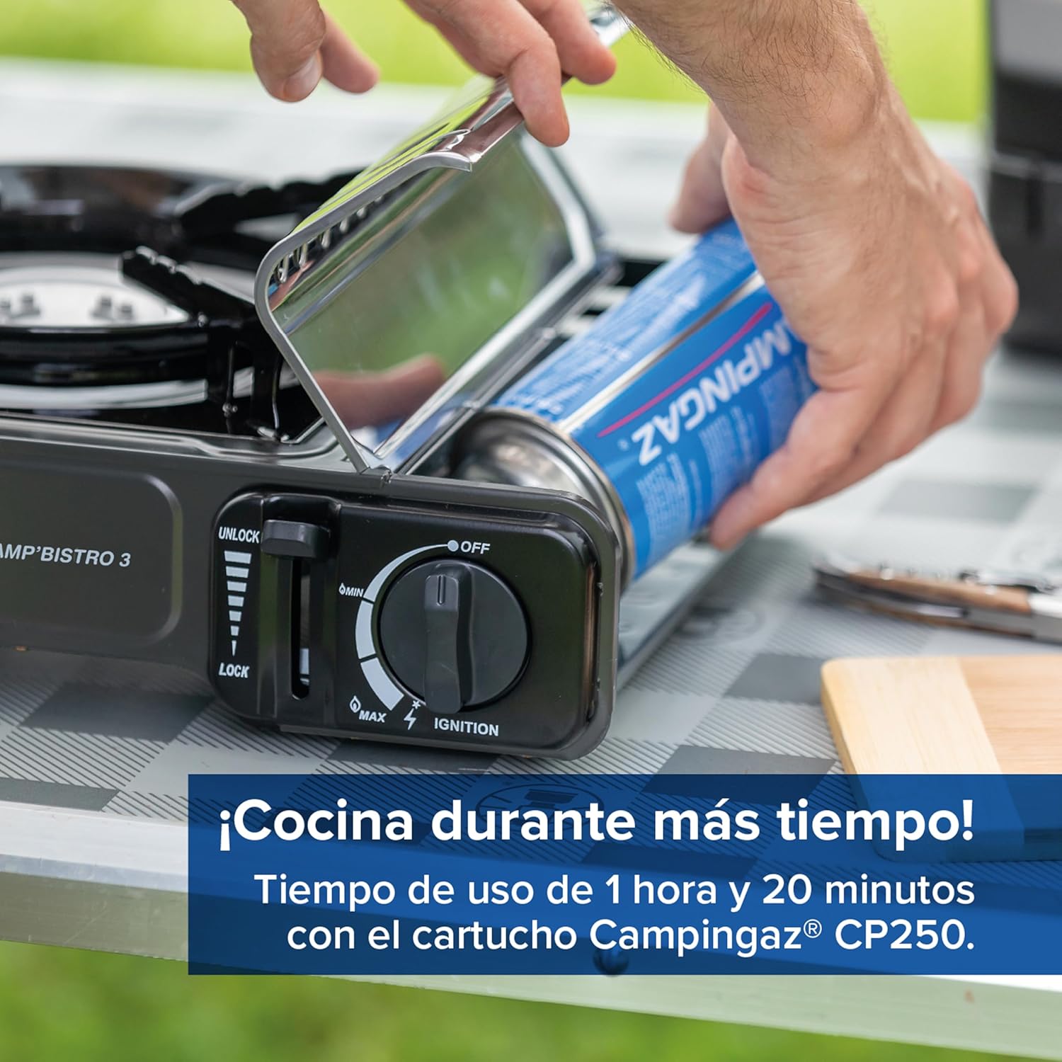 Detalle 2 de Campingaz Camp Bistro 3 hornillo 2.200 W