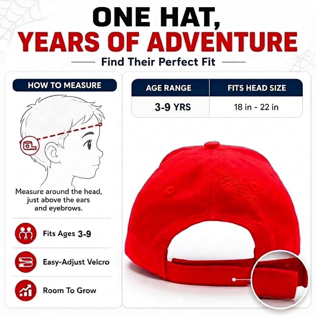 Thumbnail 4 de Marvel Accessory Supply Spider-Man 3D Boy Hat for Kids