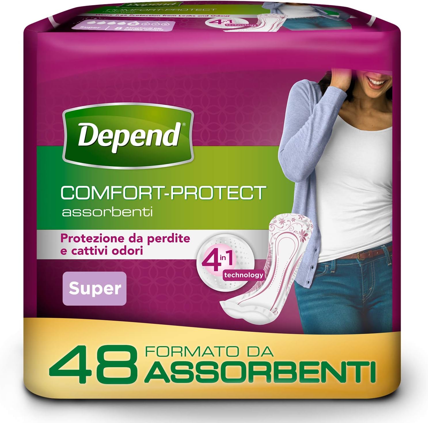Thumbnail 5 de Depend Comfort-Protect Mutande Assorbenti 72 pezzi