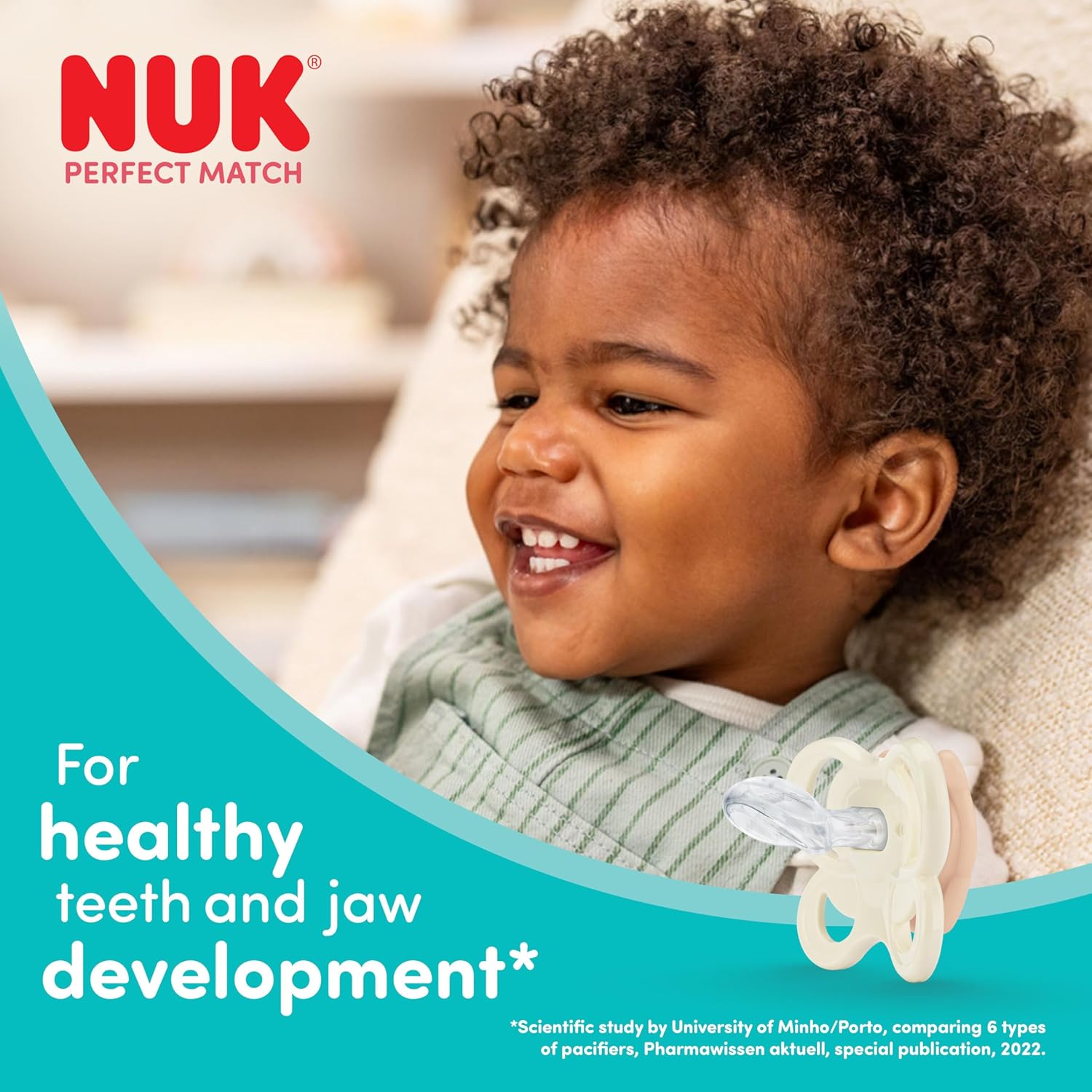 Detalle 1 de NUK Perfect Match Air dummies 0–6 months