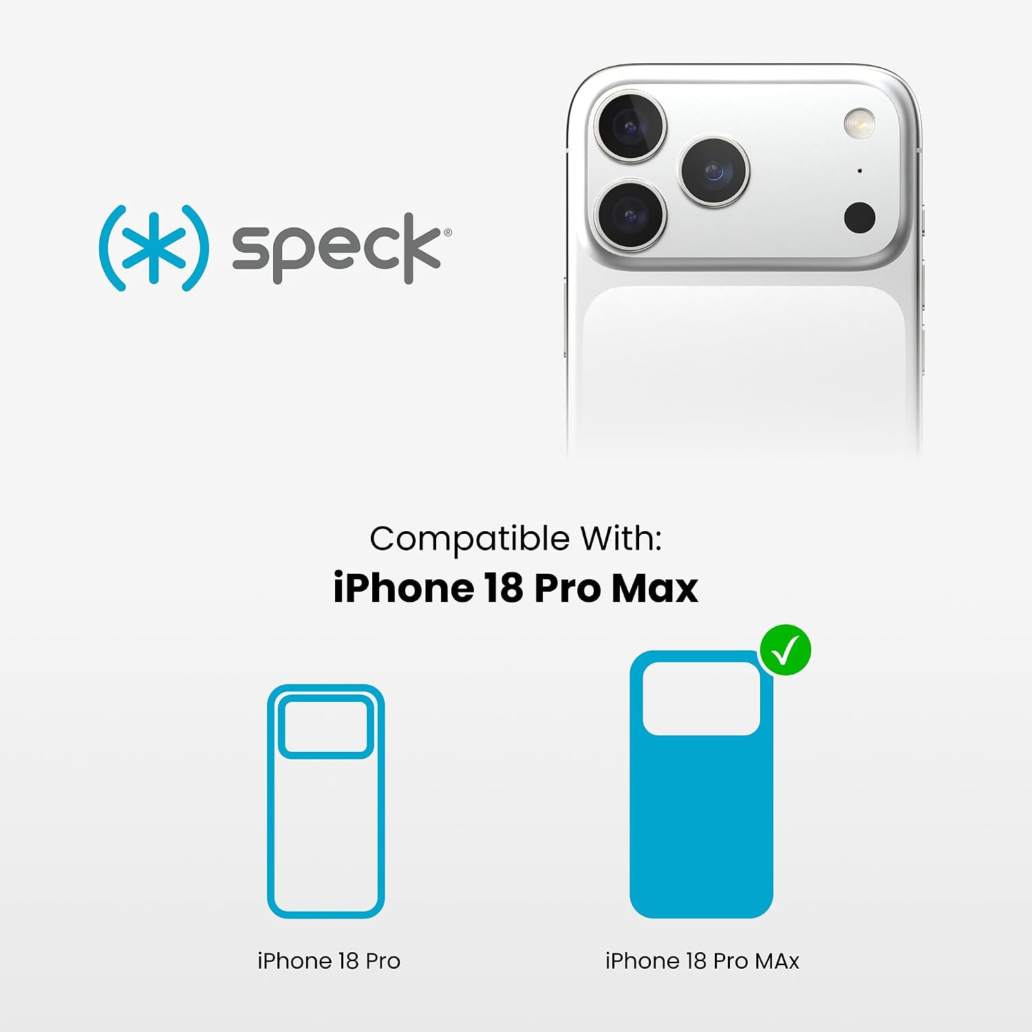 Detalle de Speck 151115-3296 CandyShell アイコン iPhone 18 Pro Maxケース MagSafe・カメラコントロール対応