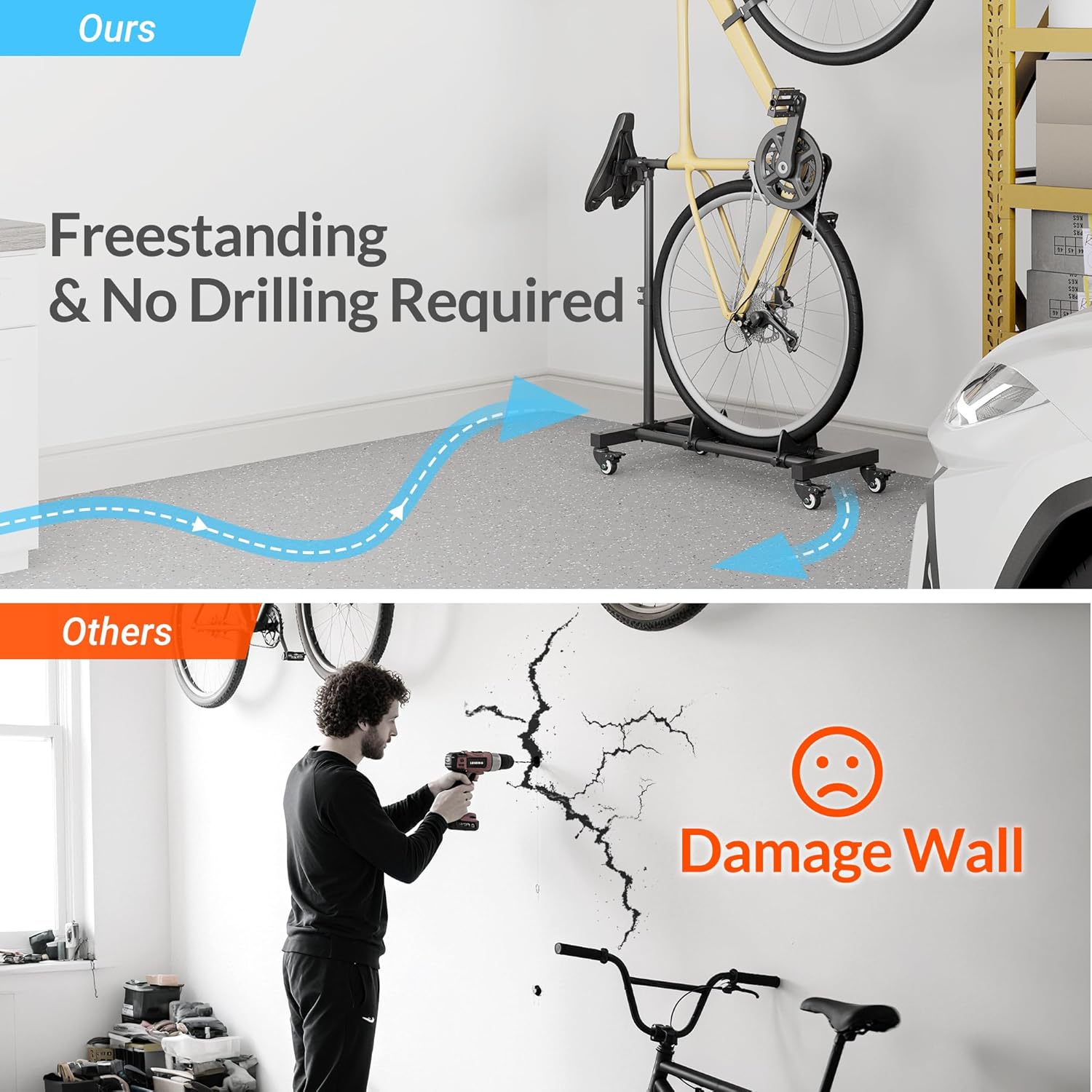 Detalle 2 de Sttoraboks Vertical Bike Stand for 29” Wheels