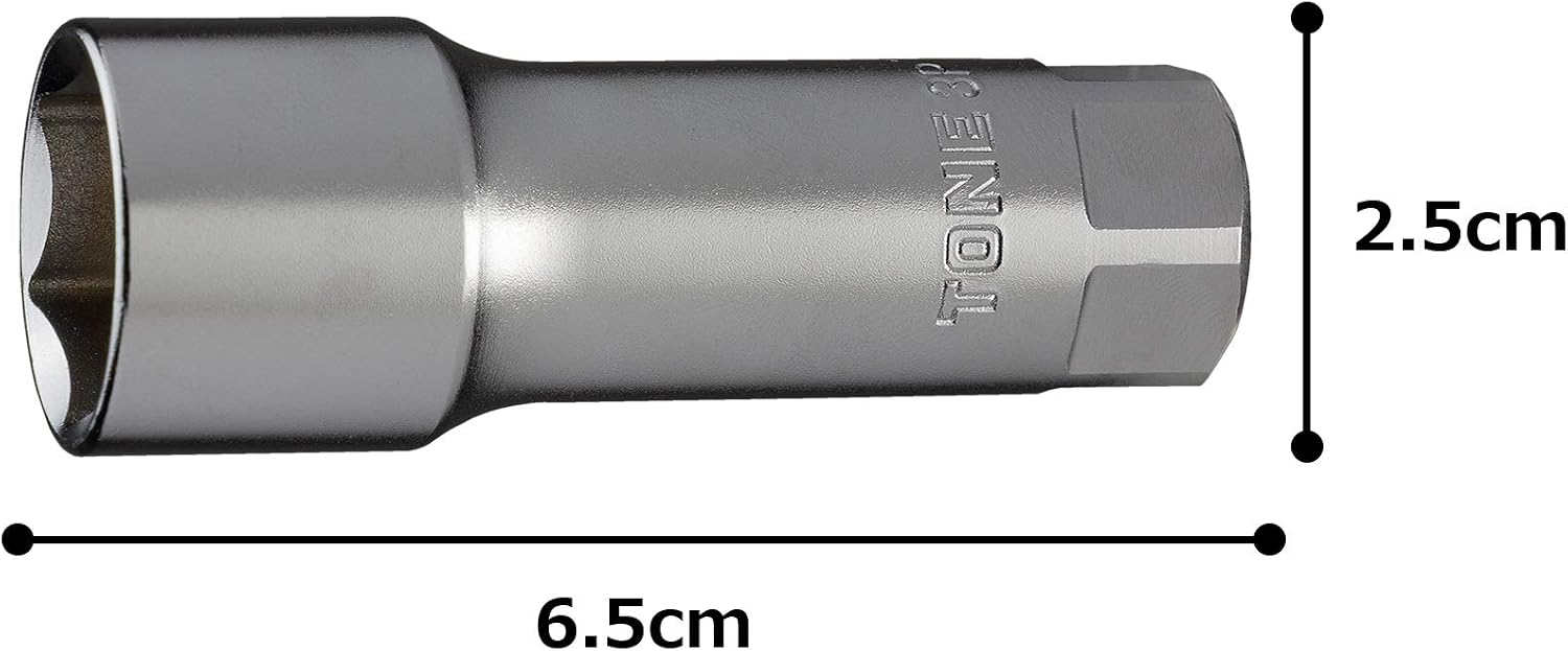 Thumbnail 4 de トネ(TONE) 3P-18S プラグソケット 18mm・9.5mm差込角・マグネット付