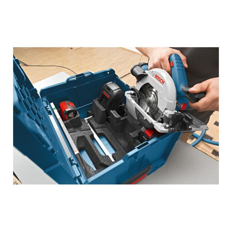 Detalle de Bosch GKS 18V-57 G Professional: sierra circular portátil sin cables, 16,5 cm, 3400 RPM