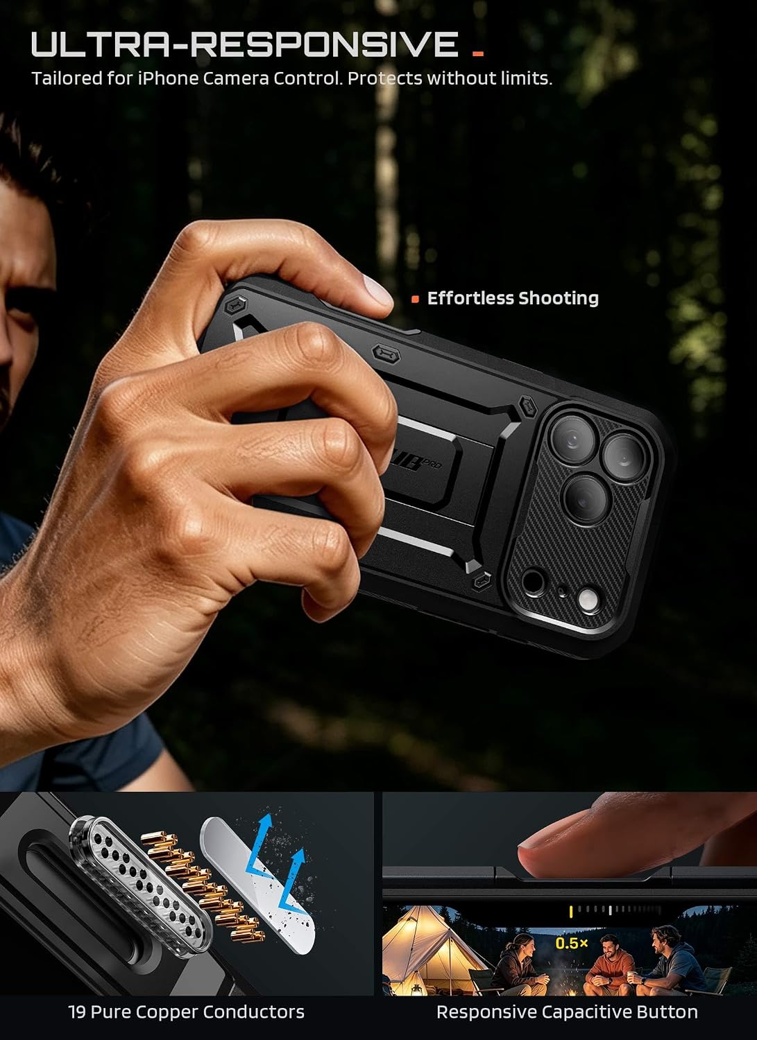Detalle 2 de SUPCASE Unicorn Beetle Pro iPhone 17 Pro Max Case 6.9