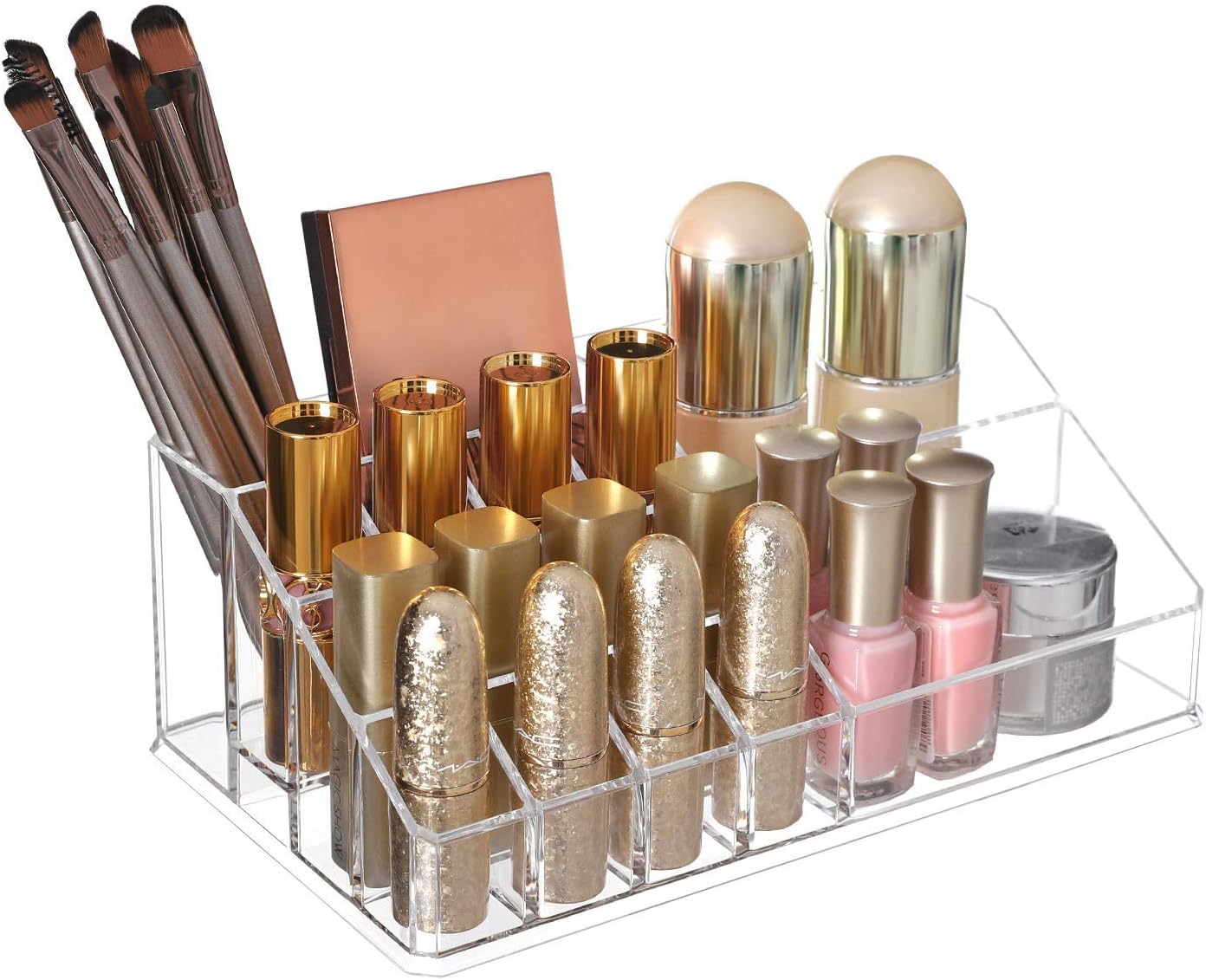 Thumbnail 6 de SONGMICS JKA009TP clear acrylic organiser 24cm