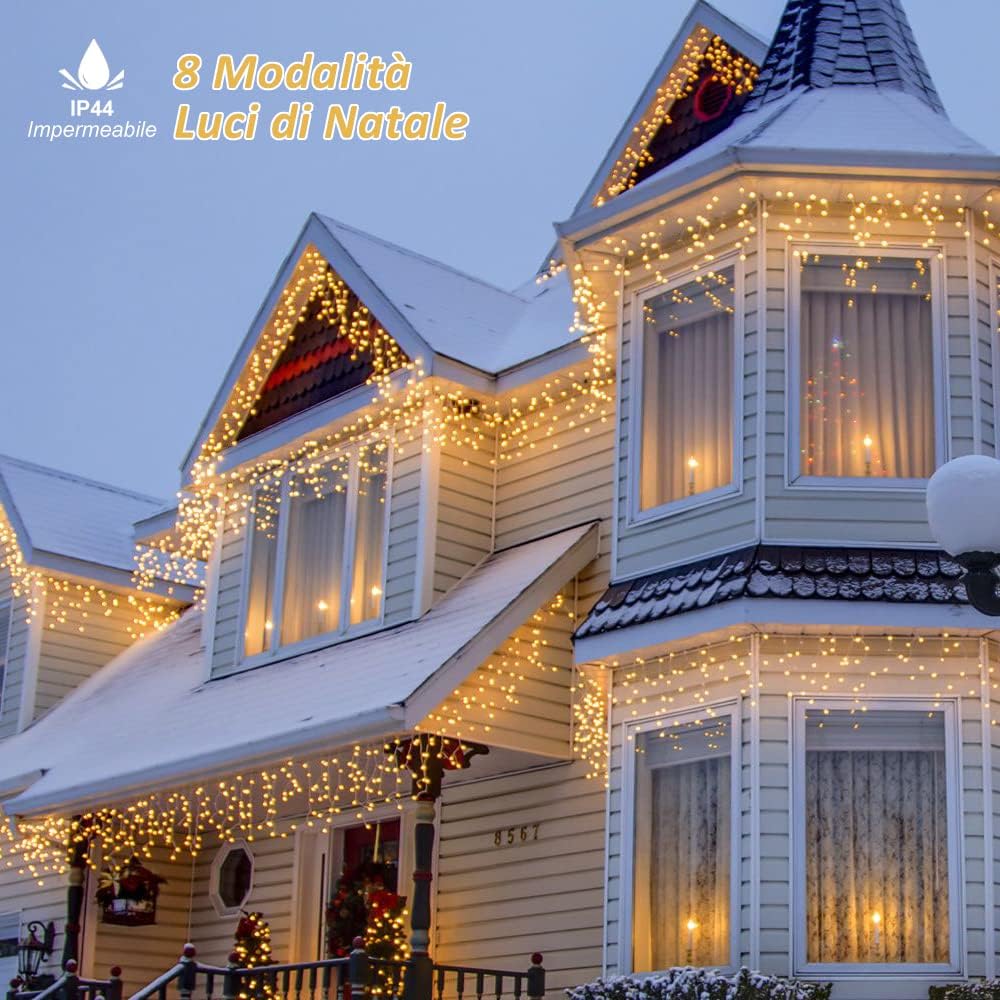 Detalle de Zorela Luci Natale Cascata 10M 400 LED 🌟