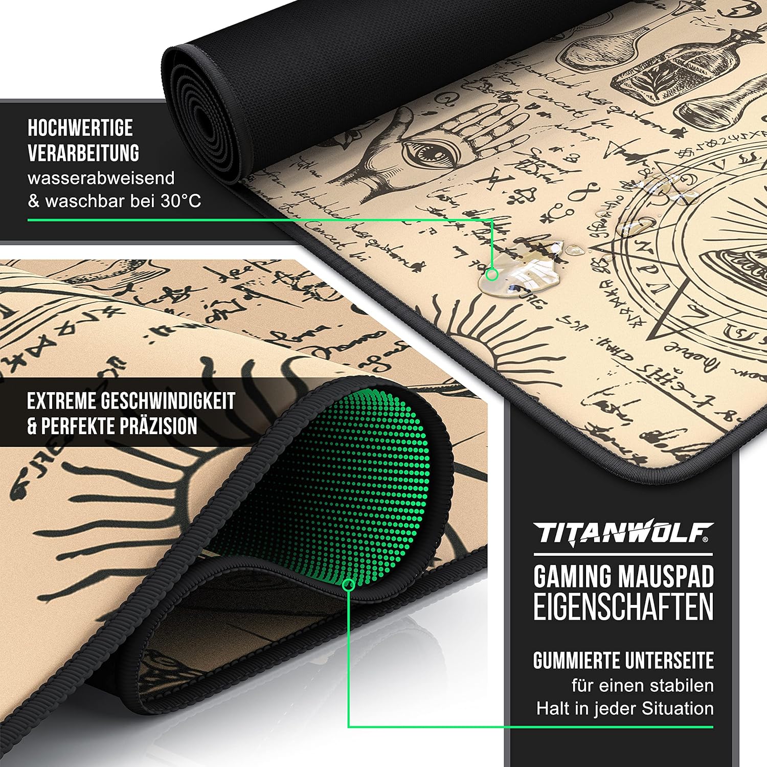 Detalle de CSL XXL Mauspad Gaming 900x400 mm đź–±
