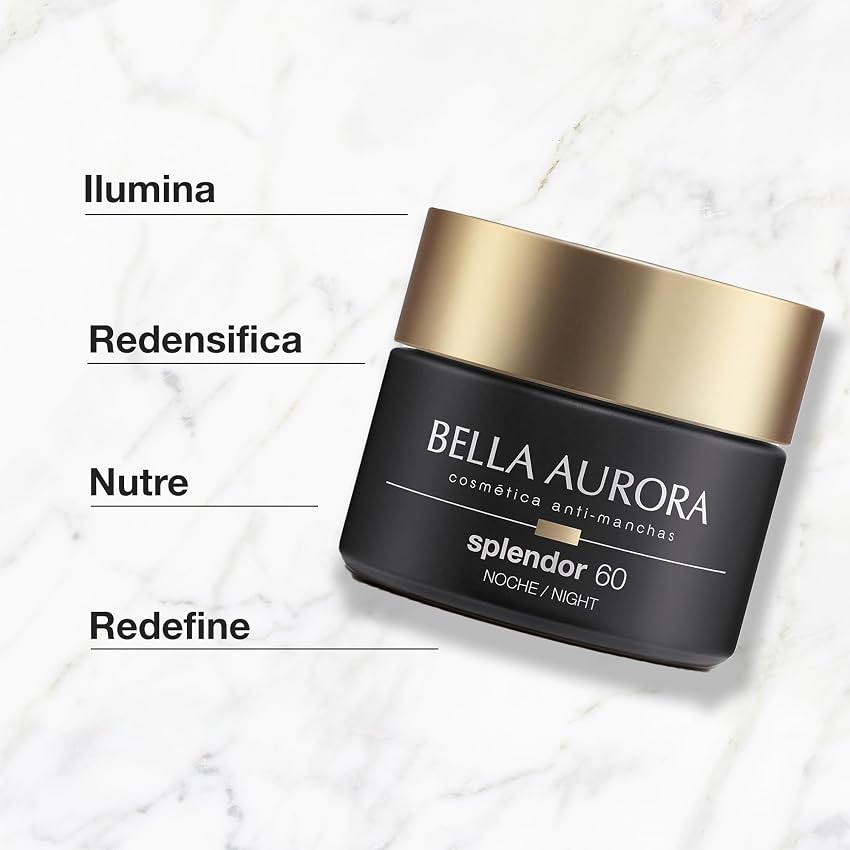 Detalle 1 de BELLA AURORA Splendor +60 crema de noche antiedad