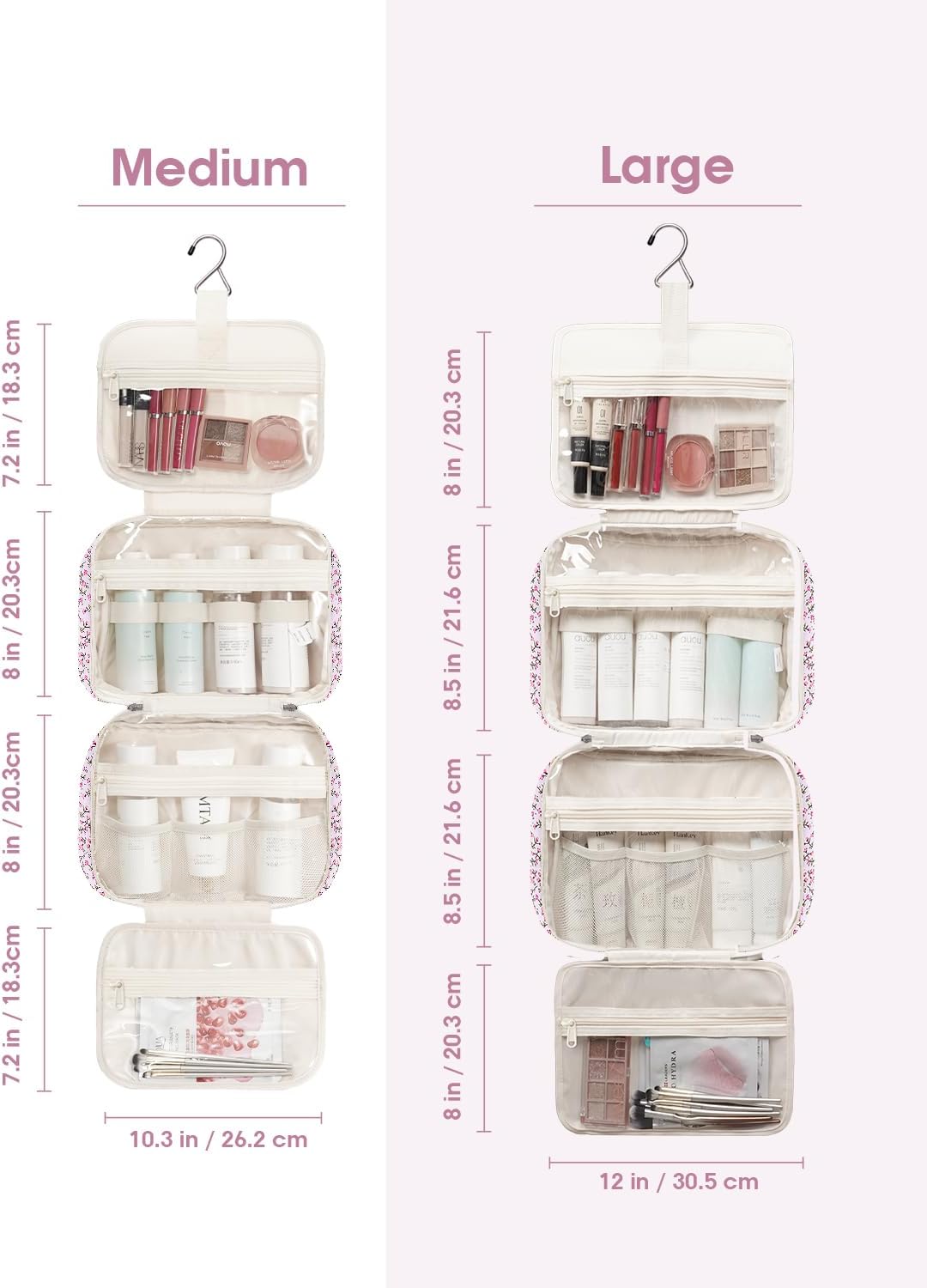 Detalle de Narwey Large Hanging Toiletry Bag 30.5 cm