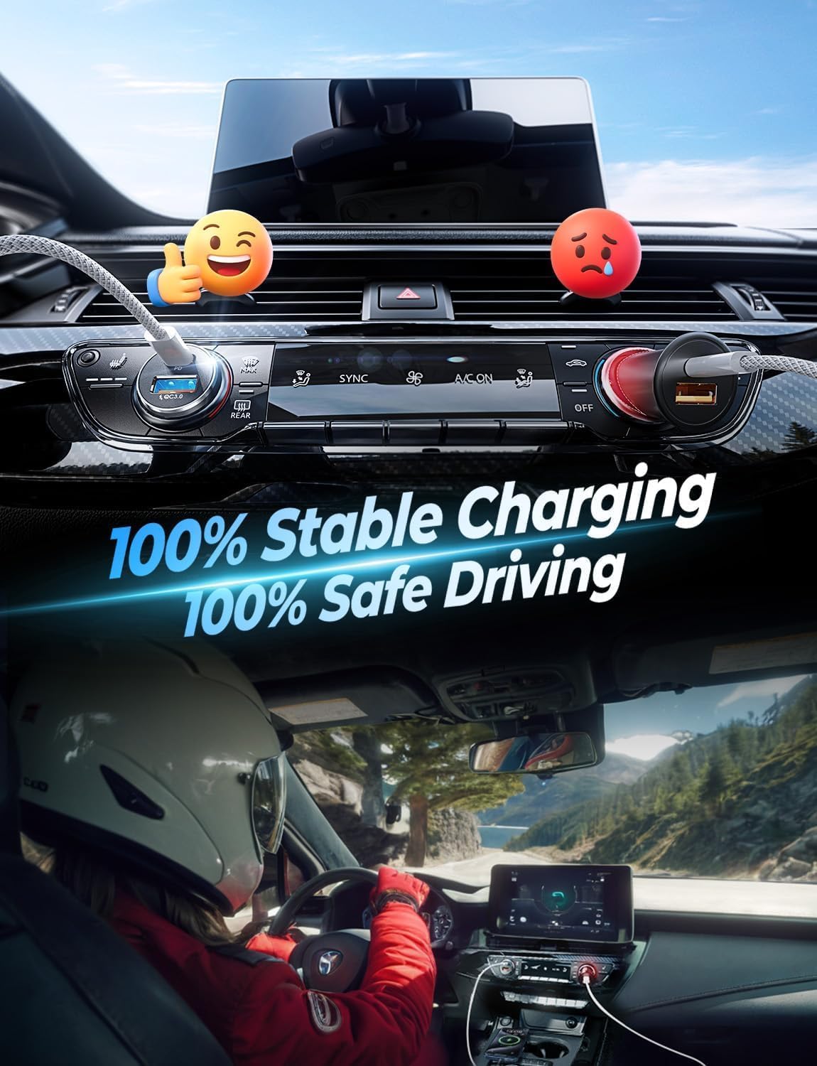 Thumbnail 6 de LISEN Car Charger 69W USB‑C for iPhone