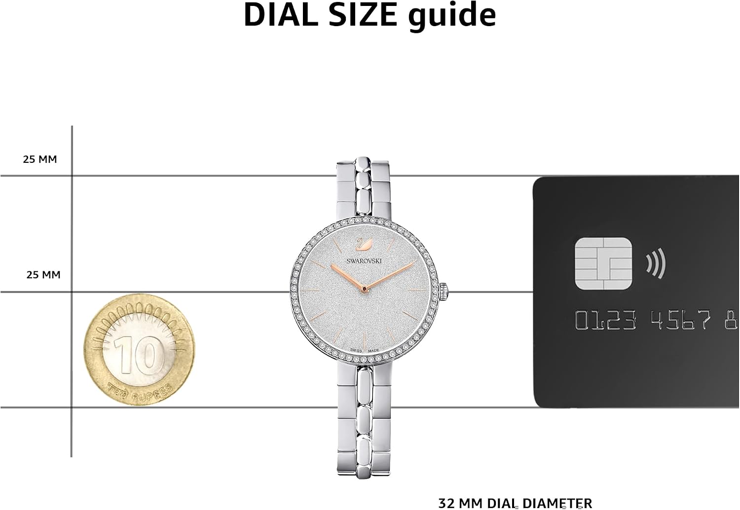 Detalle 2 de Swarovski Cosmopolitan Watch 50 m
