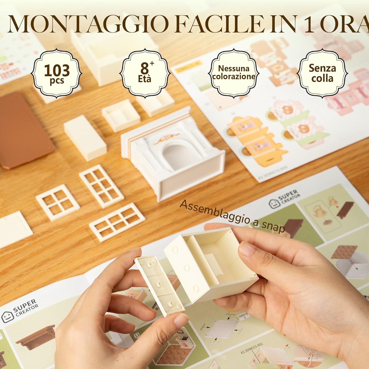 Thumbnail 5 de Rolife Kit casa miniatura 1 ora 🏠