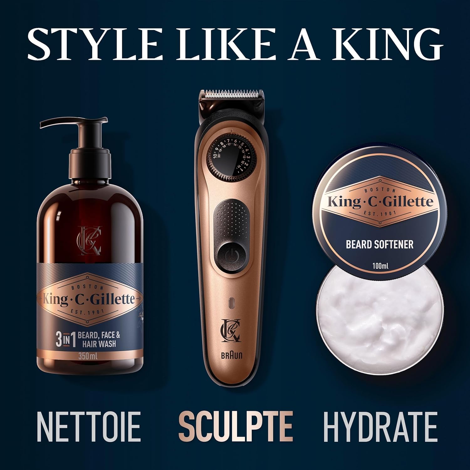 Thumbnail 4 de King C. Gillette Tondeuse à barbe 80 ✂