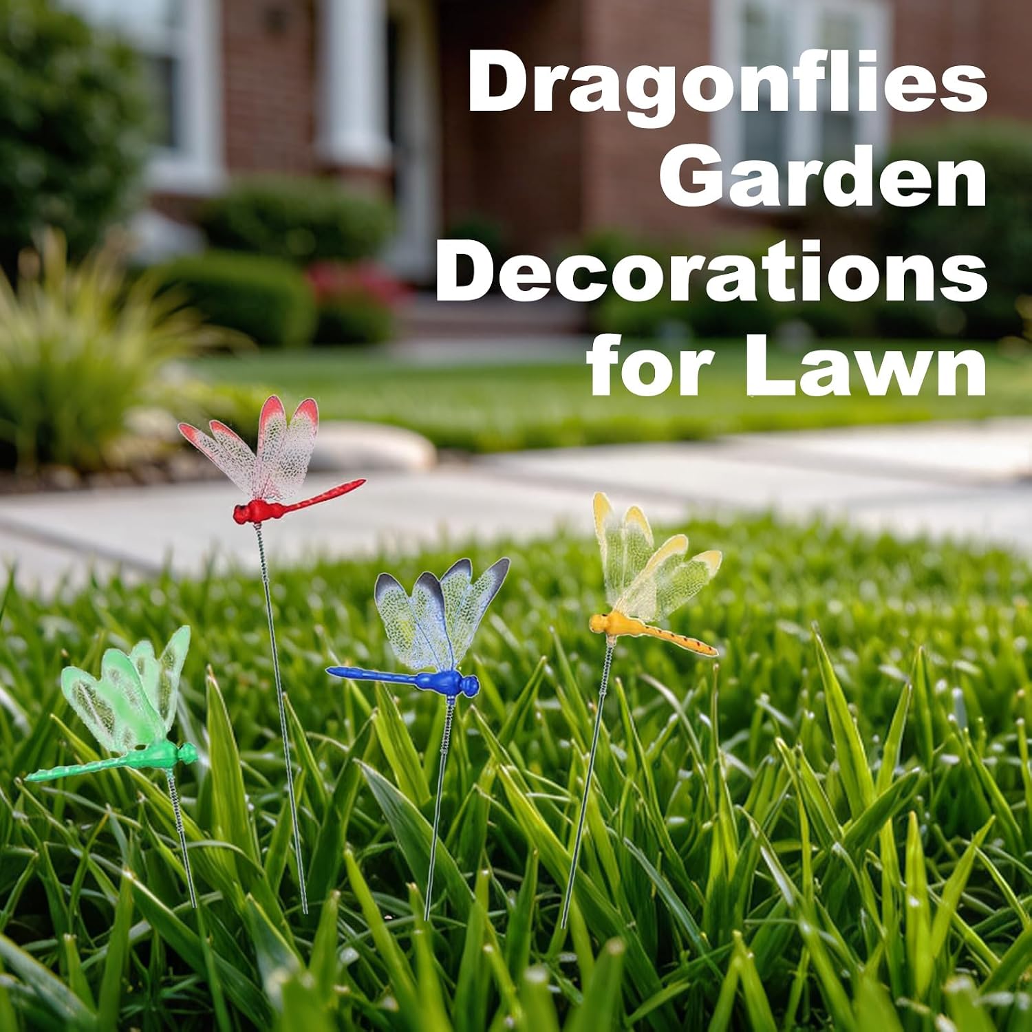 Detalle 2 de Eiarrnp Dragonfly Garden Stakes, 25-Piece Set