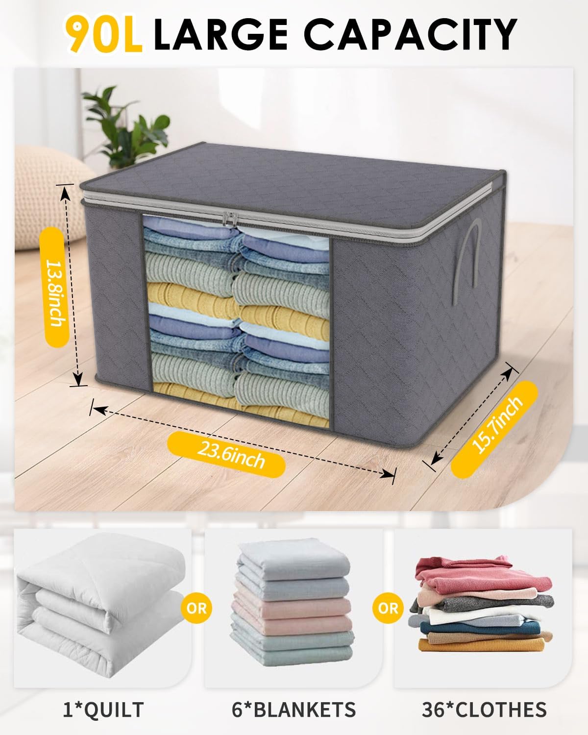 Thumbnail 5 de KALAHOL 90L Large Capacity Storage Bags