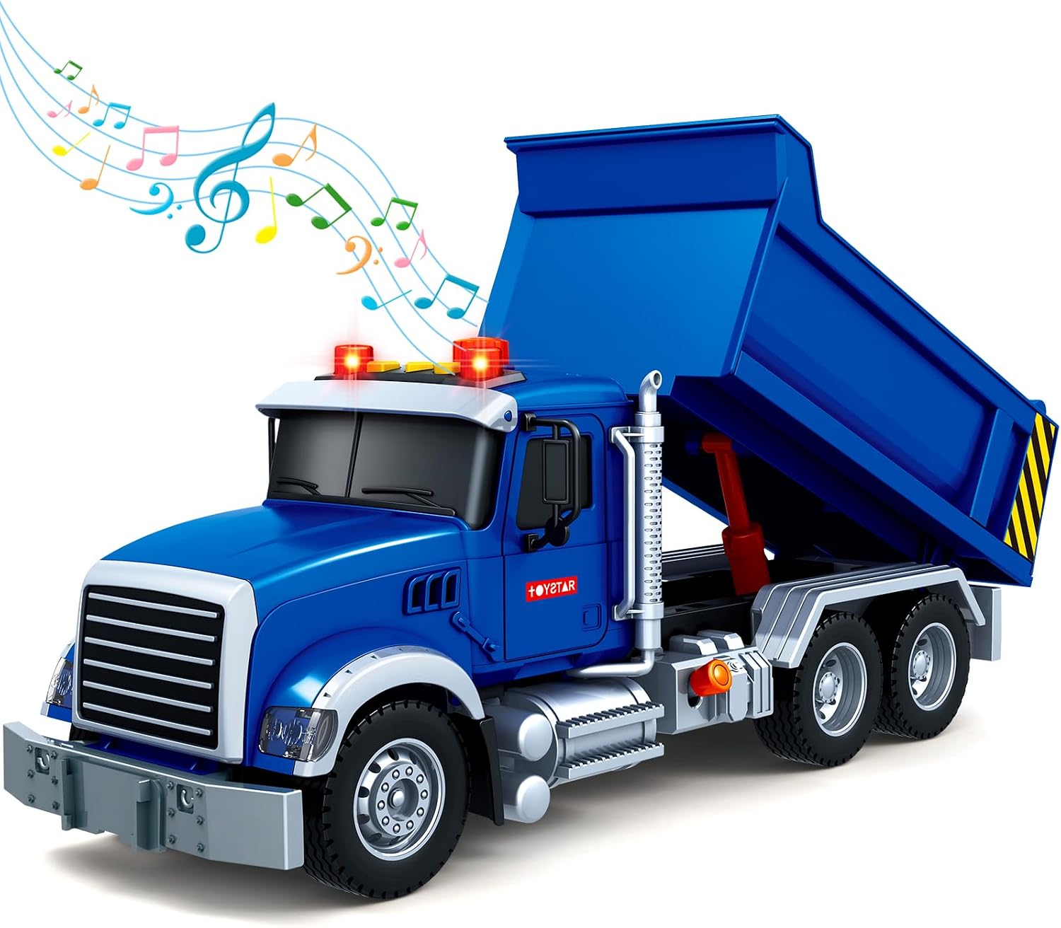 Thumbnail 6 de SpringFlower Large Dump Truck Toy (15 in) with Sound and Light for Ages 3–7