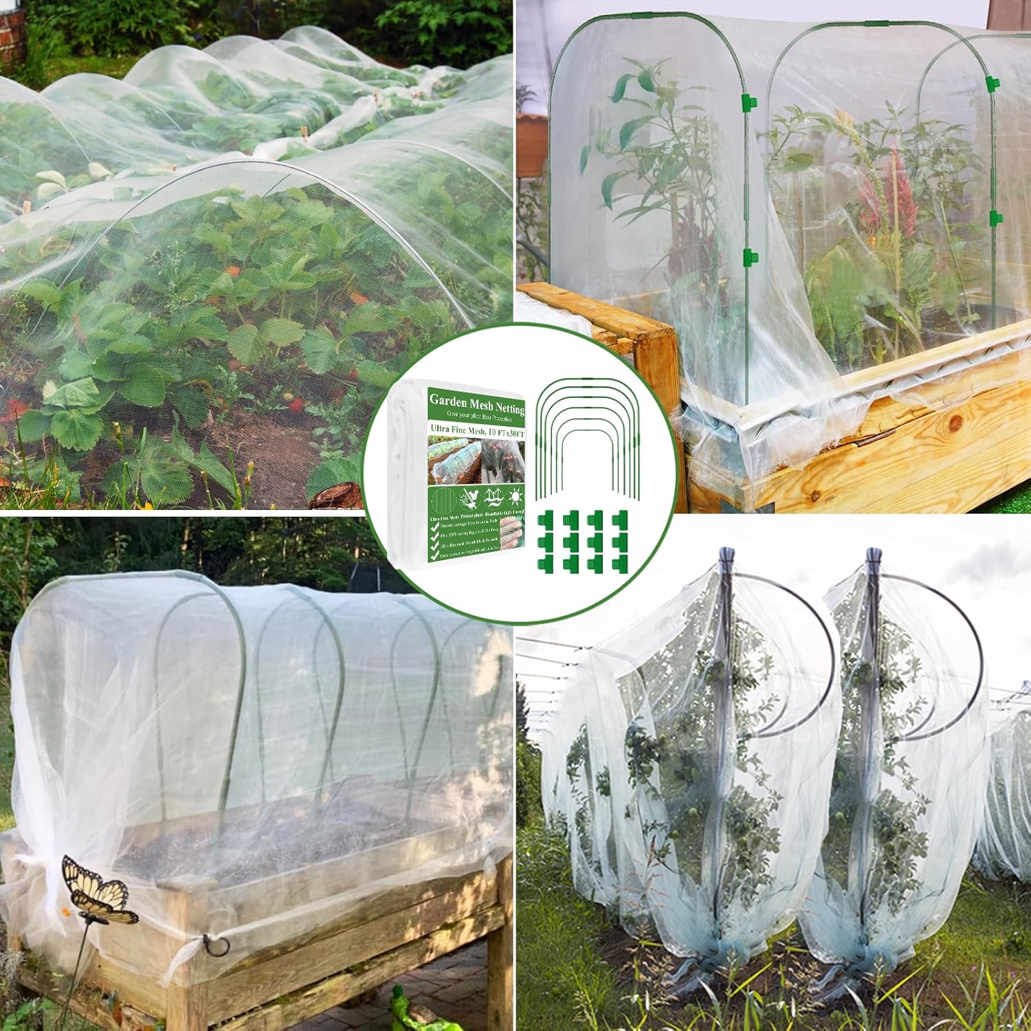 Thumbnail 5 de WYRJXYB Garden netting kit 3 x 9m