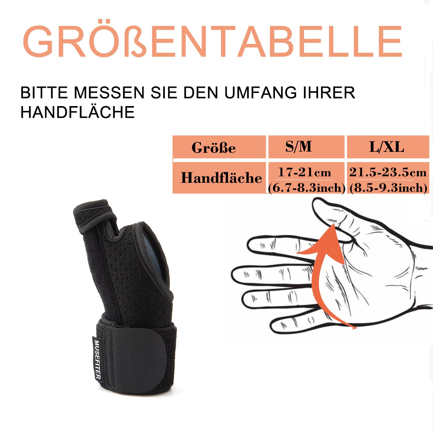 Thumbnail 2 de MUSEFITER Daumengelenkstabilisator L/XL