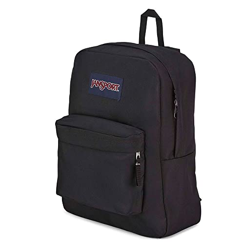 Detalle 2 de JANSPORT Superbreak One: mochila unisex negra, práctica y reconocible