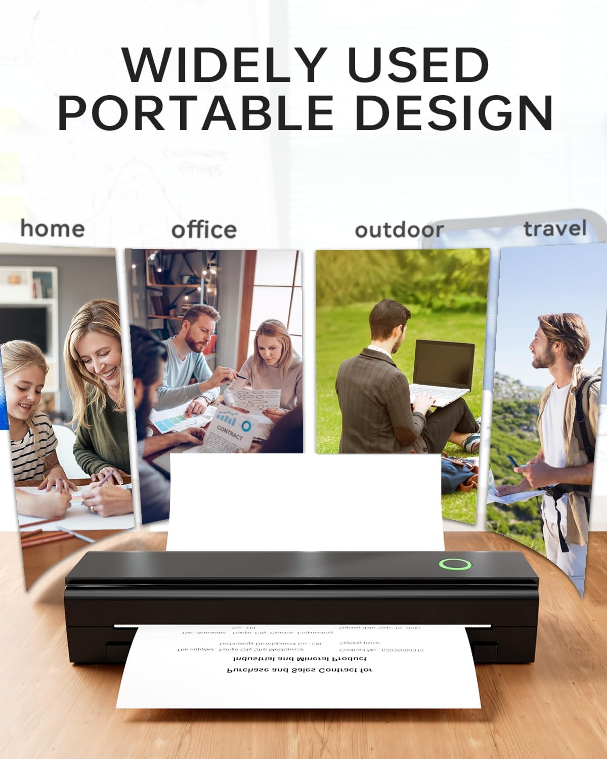 Thumbnail 5 de NDYIN N80 Wireless Thermal Printer 8.5"