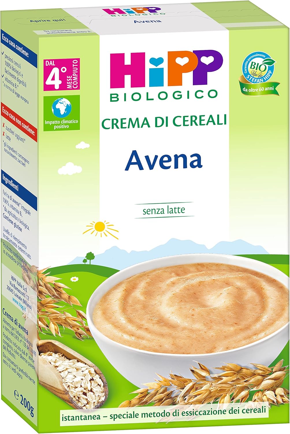 Thumbnail 6 de HiPP Crema di Cereali Istantanea all’Avena per Neonati — 7 confezioni da 200 g