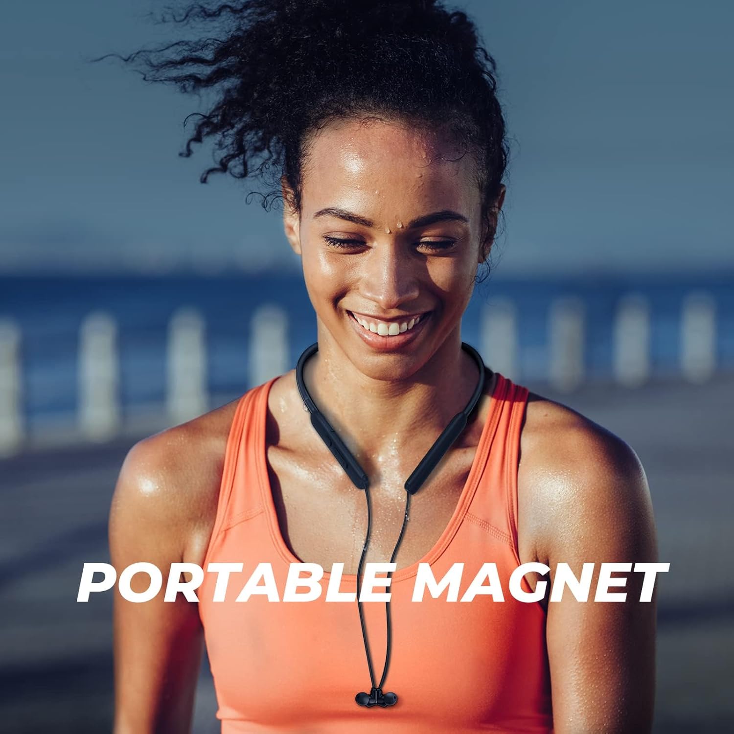 Thumbnail 6 de N18 Neckband Bluetooth Earbuds: Lightweight, IPX7, 20H Battery