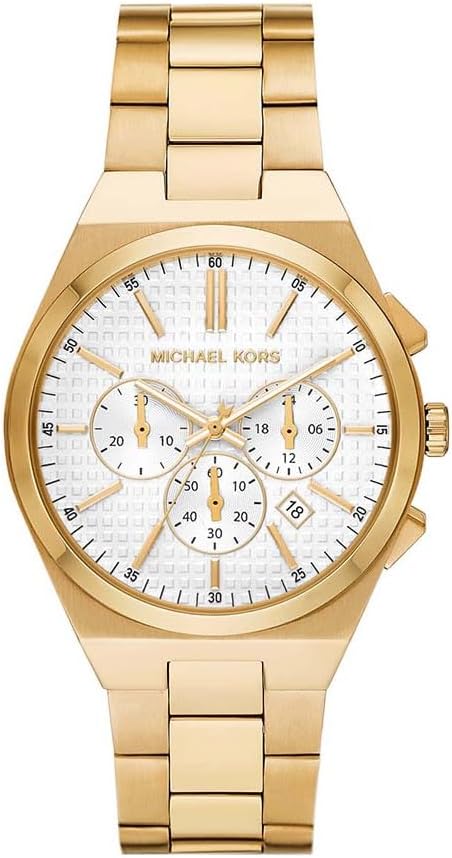 Thumbnail 6 de Michael Kors Lennox Homme – Chronographe Quartz au bracelet en Acier Inoxydable