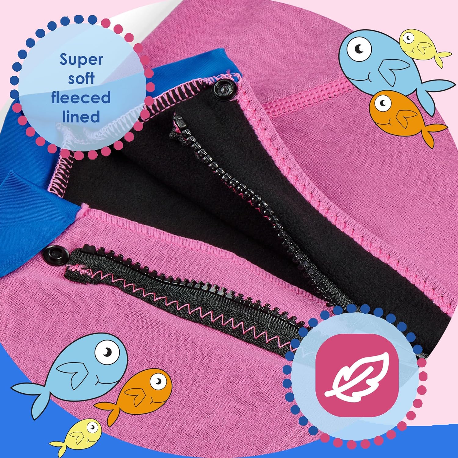 Thumbnail 2 de Swimbest Warmsuit: Fleece-Lined Baby Swimwear with UPF 50+ Protection