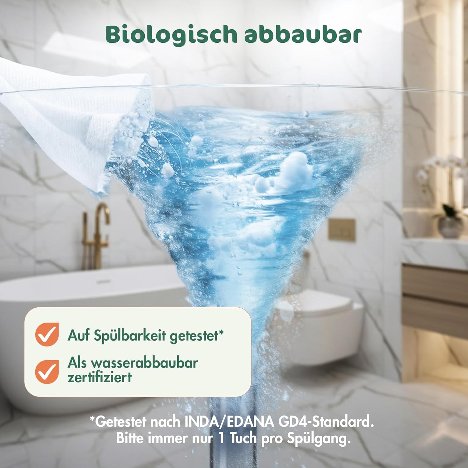 Thumbnail 4 de Naty Spülbare Baby Feuchttücher 672