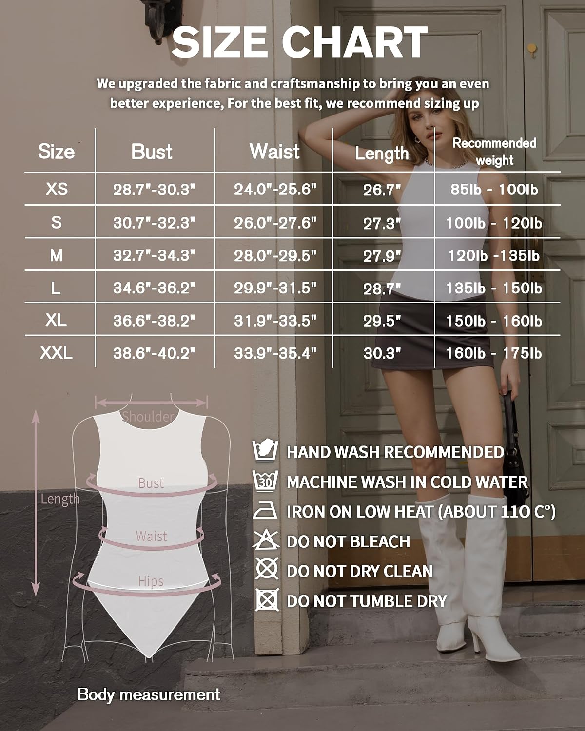 Thumbnail 5 de MANGOPOP Tank Top Bodysuit Crew Neck 1 emoji