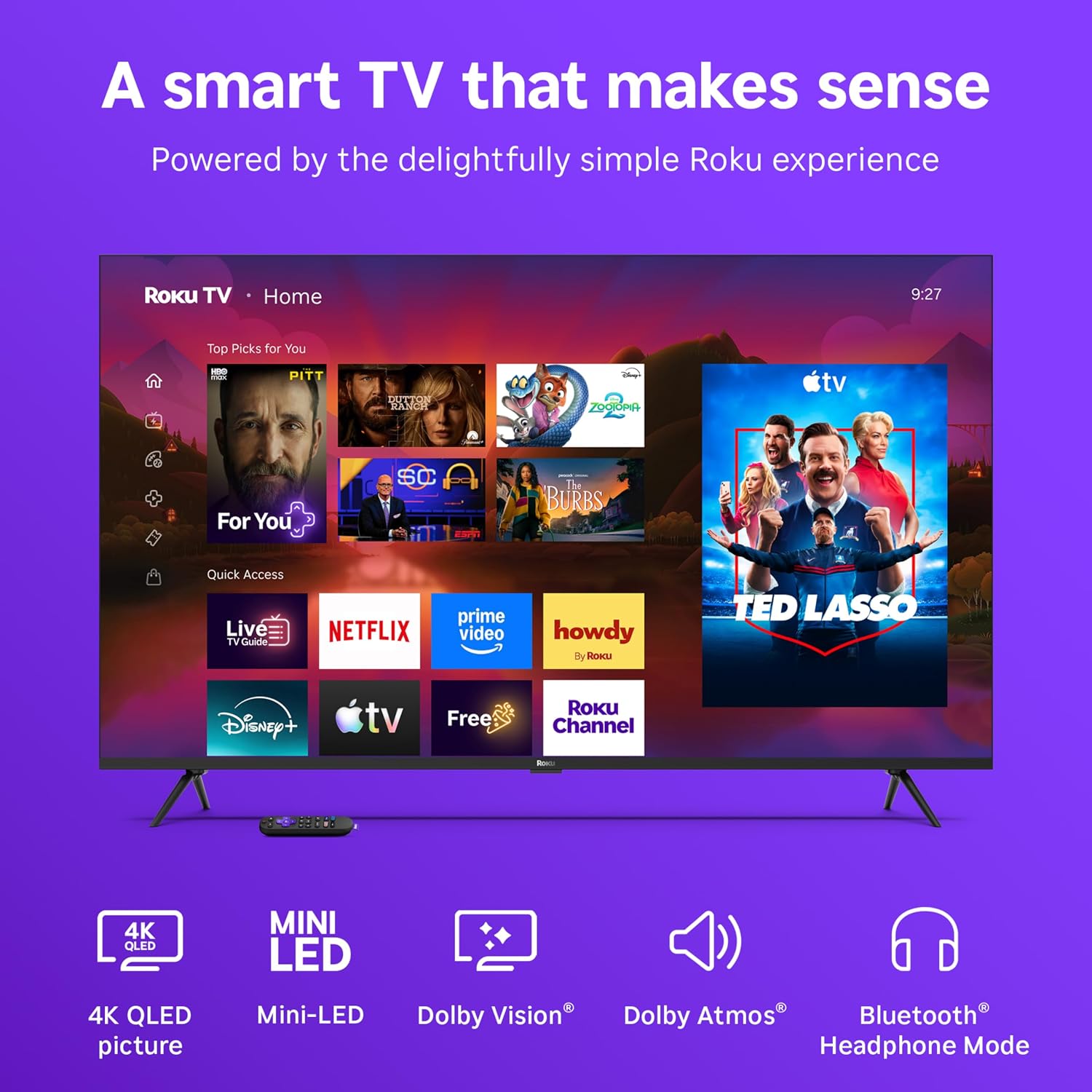 Thumbnail 2 de Roku 65-Inch Smart TV