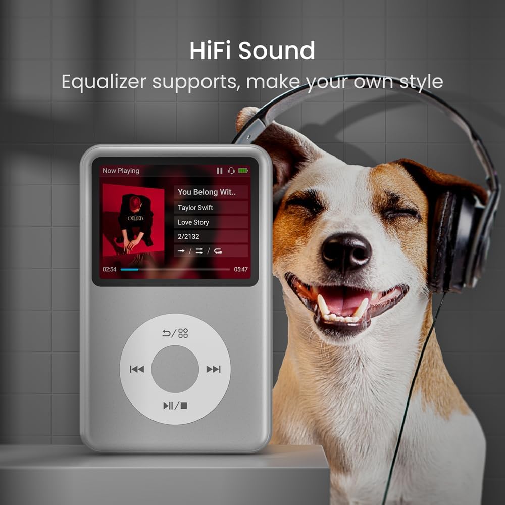 Detalle de 64GB MP3 Player with Bluetooth Y1: Portable Music, Video and Rockbox Compatibility