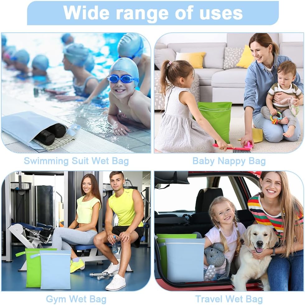 Thumbnail 6 de AOOSA reusable wet bag 2 pack 30 x 40 cm