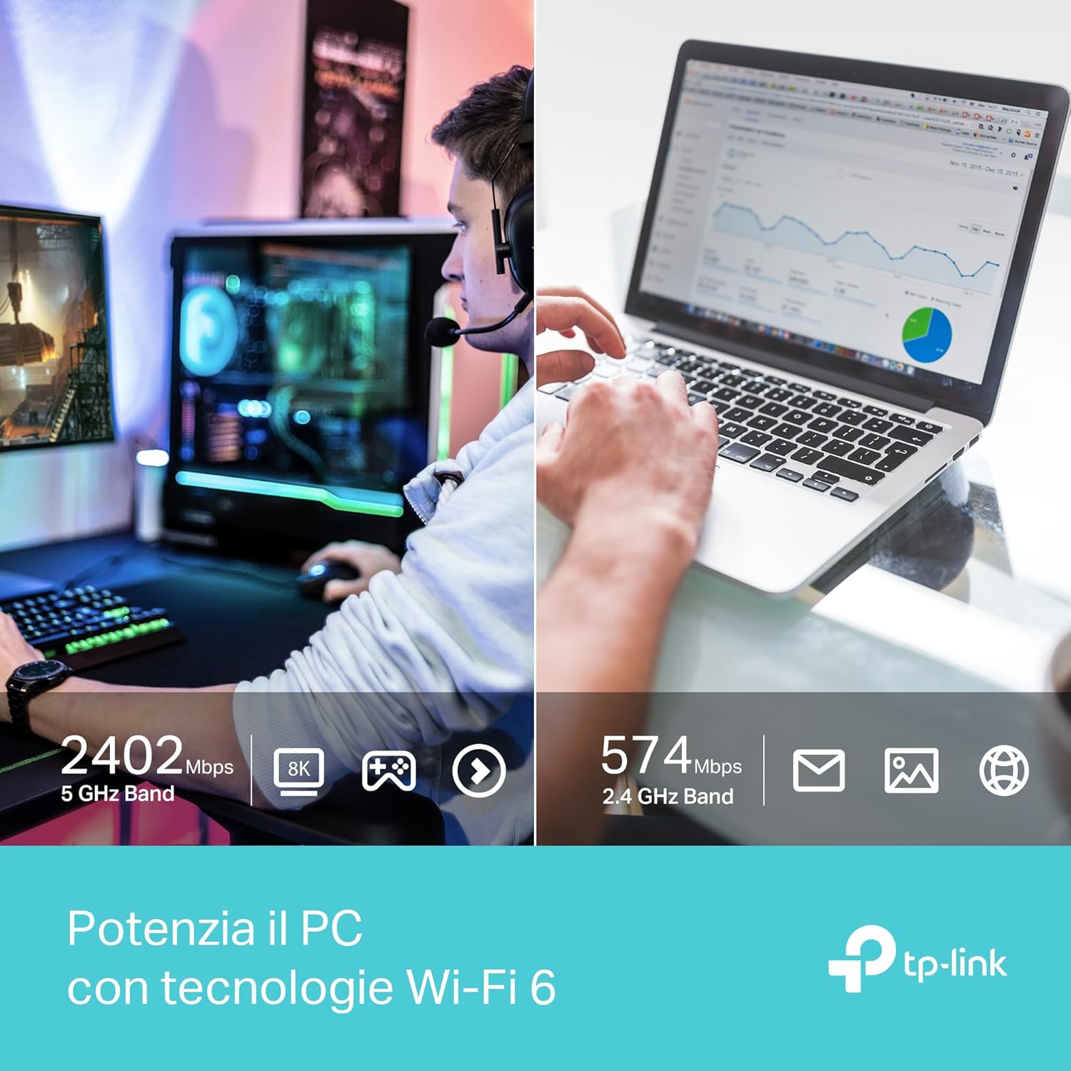 Thumbnail 4 de TP-Link Archer TX50UH adattatore USB Wi‑Fi 6 AX3000 📶