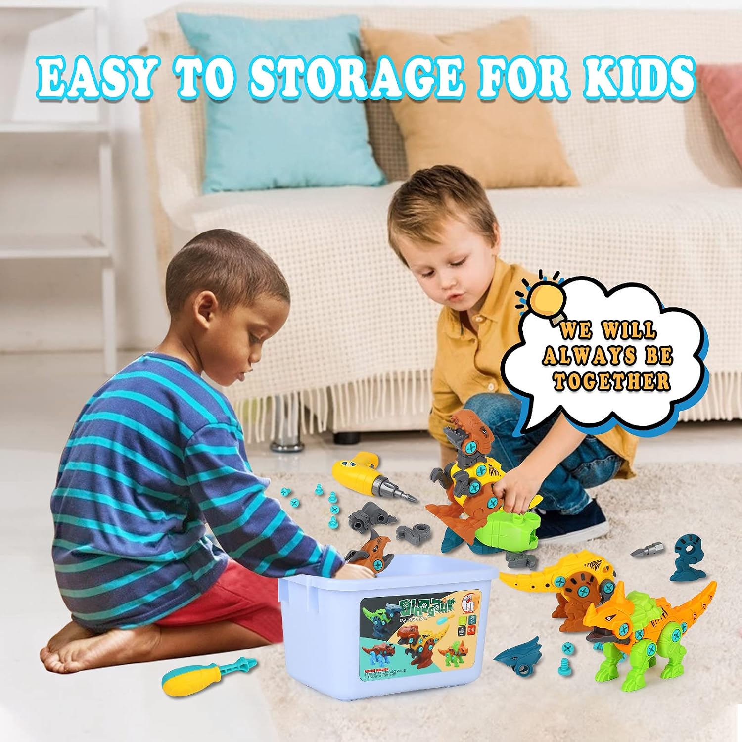 Detalle 2 de Elitoky Dinosaur Building Toy Set