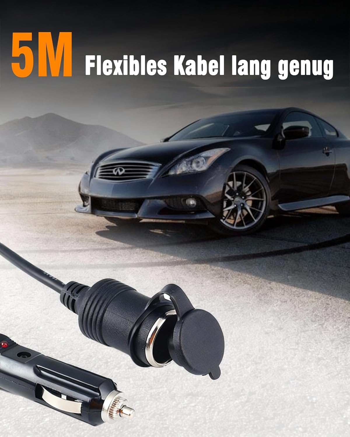 Thumbnail 4 de Rallonge allume‑cigare 5m pour voiture