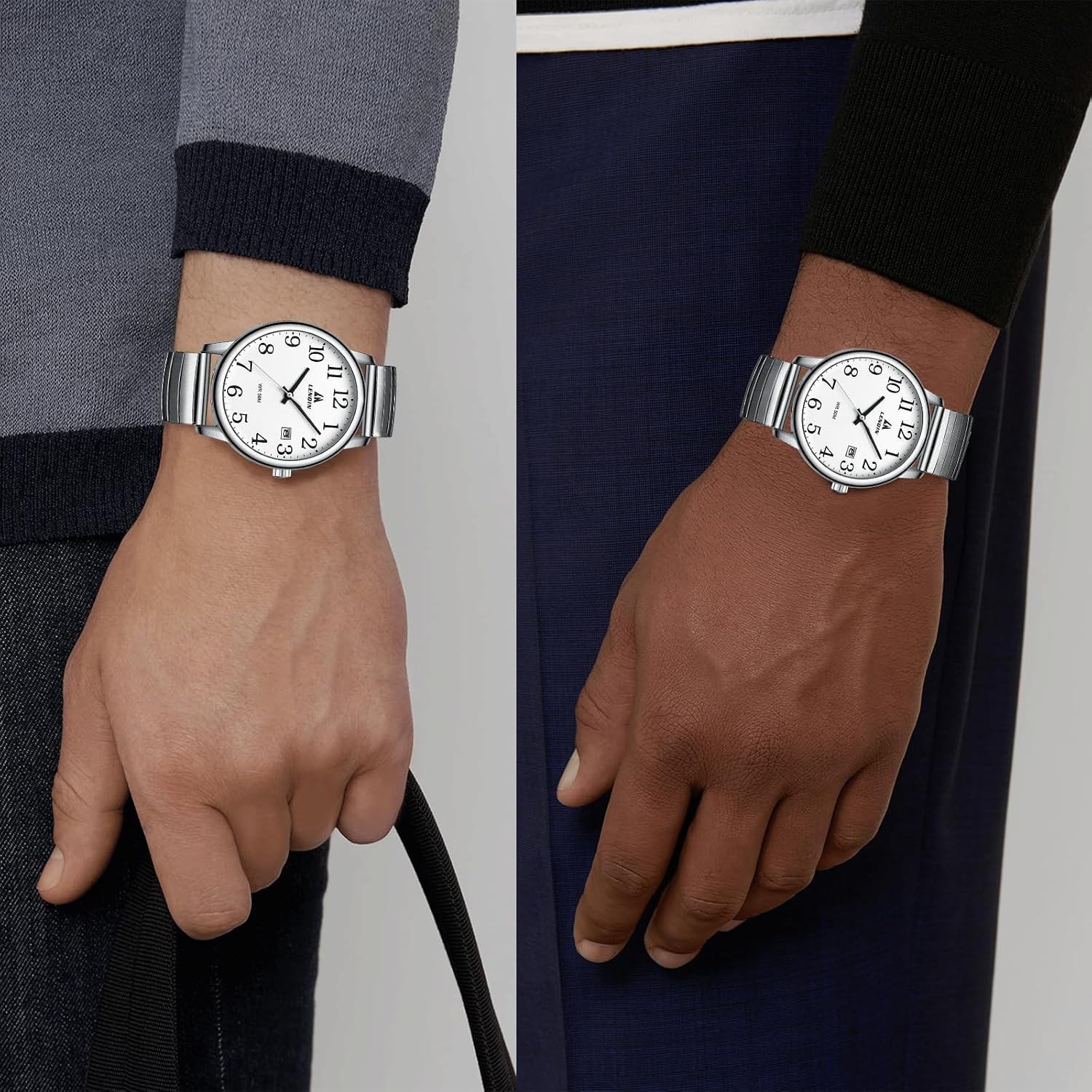 Thumbnail 4 de LN LENQIN 38 mm reloj de cuarzo para hombre